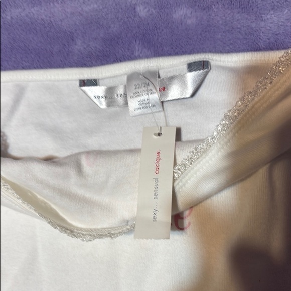 Pink and White Pajama Set with Ruffle Trim - Picture 4 of 12